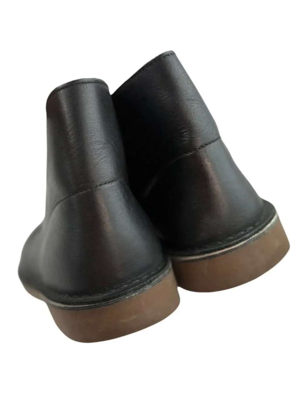 Clark's Bushacre 2 Deseret Chukka Boots Mens 11 Black Leather Comfort Casual